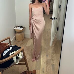V. Chapman June Dress in Rose Pink